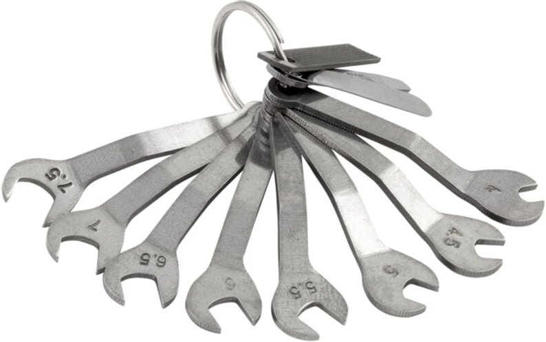 Bahco Satz metrischer Magneto-Doppelmaulschlüssel auf Ring, verchromt