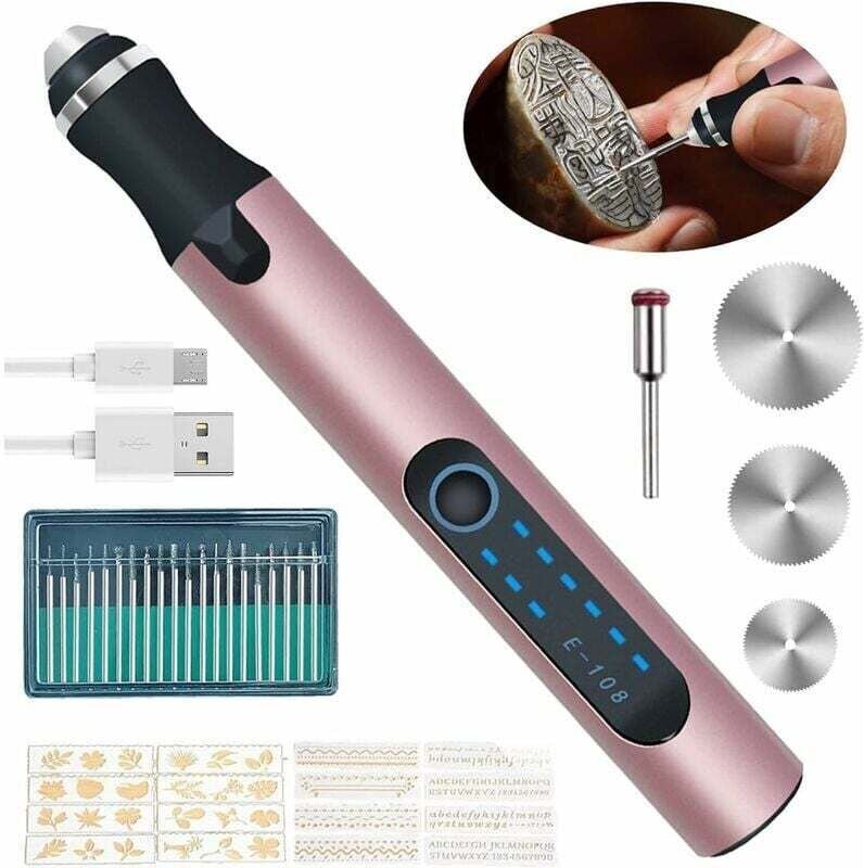 Thumbnail - Elektrischer Gravierstift, Gravurschnitzwerkzeug, Mini-Akku-Gravierstift, multifunktionaler Gravierstift, DIY-Rotationsw...