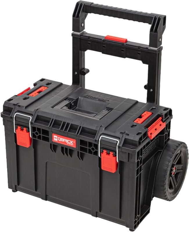 Thumbnail - System prime Cart Trolley stapelbar 590 x 425 x 660 mm 37 l IP66 100 kg belastbar mit Doppelteleskopstiel aus Aluminium ...