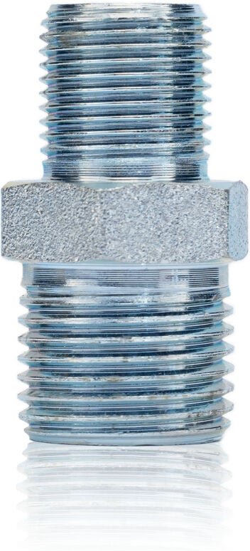 Thumbnail - Rosfix Adapter GZ 1/2" auf 3/8" – Edelstahl Hochdruckanschluss 400 bar Maximaldruck Korrosionsbeständig & Langlebig Zube...