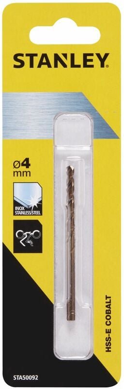 Thumbnail - Kobalt-Bohrer HSS-E ø 4mm STANLEY STA50092-QZ