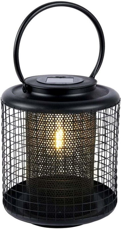 LED-Solar Tischlampe Aussen Junín Schwarz