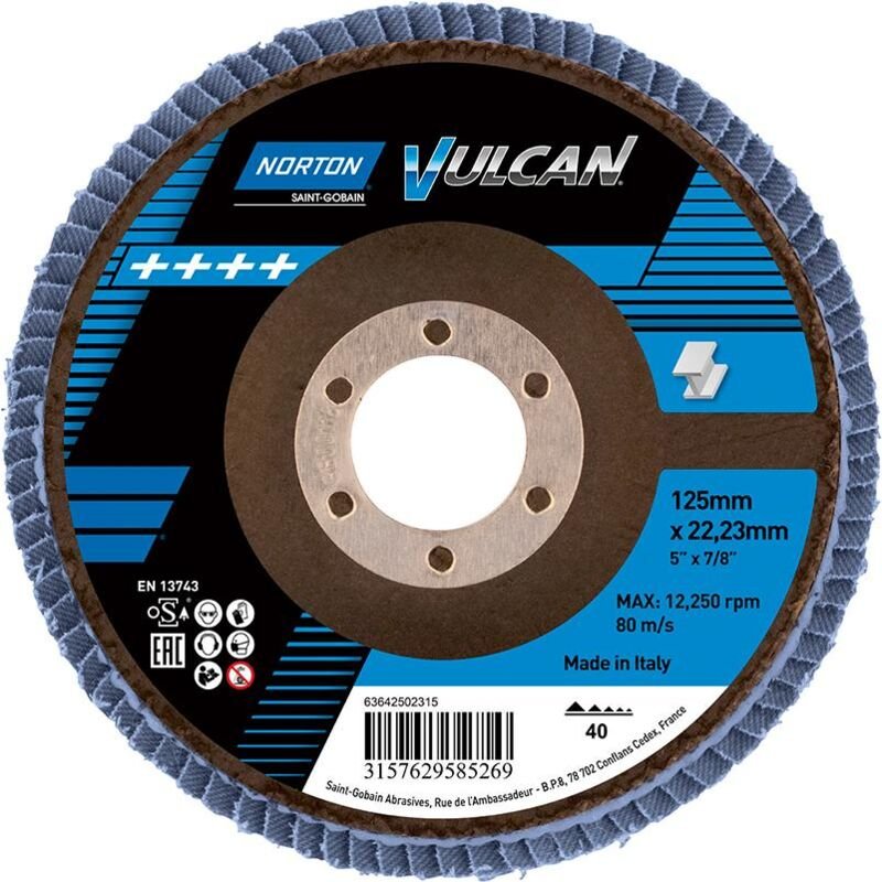 Thumbnail - FP - Fächerscheibe Vulcan 125 mm P40