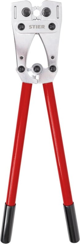 Presszange 6-Kant, 6-120 mm², für Kabelschuhe & Verbinder, mechanischer Antrieb, wartungsarm, kraftsparendes Arbeiten - ...