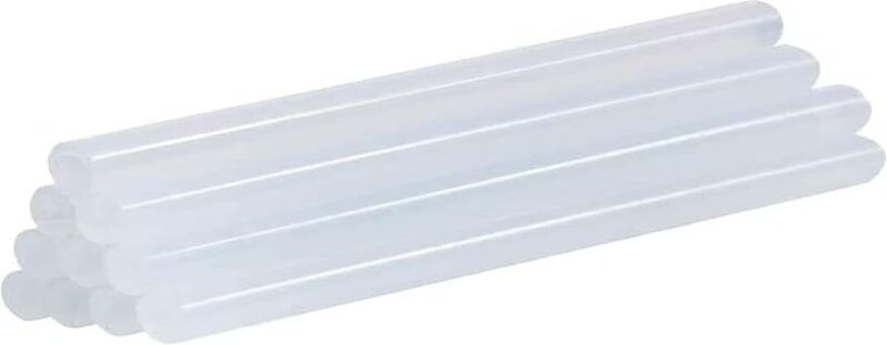 10 transparente Heißklebesticks 7 x 100 mm – Extra starker Kleber für Heißklebepistolen, lösungsmittelfrei, schnelltrock...