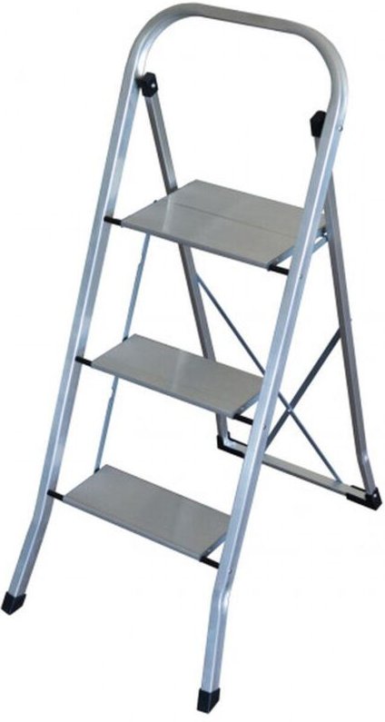 Klappleiter Altipesa ULTRALIGHT 123 Silber 3 Stufen