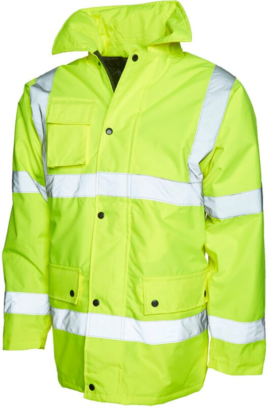 Hi Vis Warnschutzjacke Gelb XS