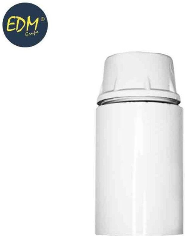 EDM - Verstärkter Bakelit-Lampenhalter E14 Weiß