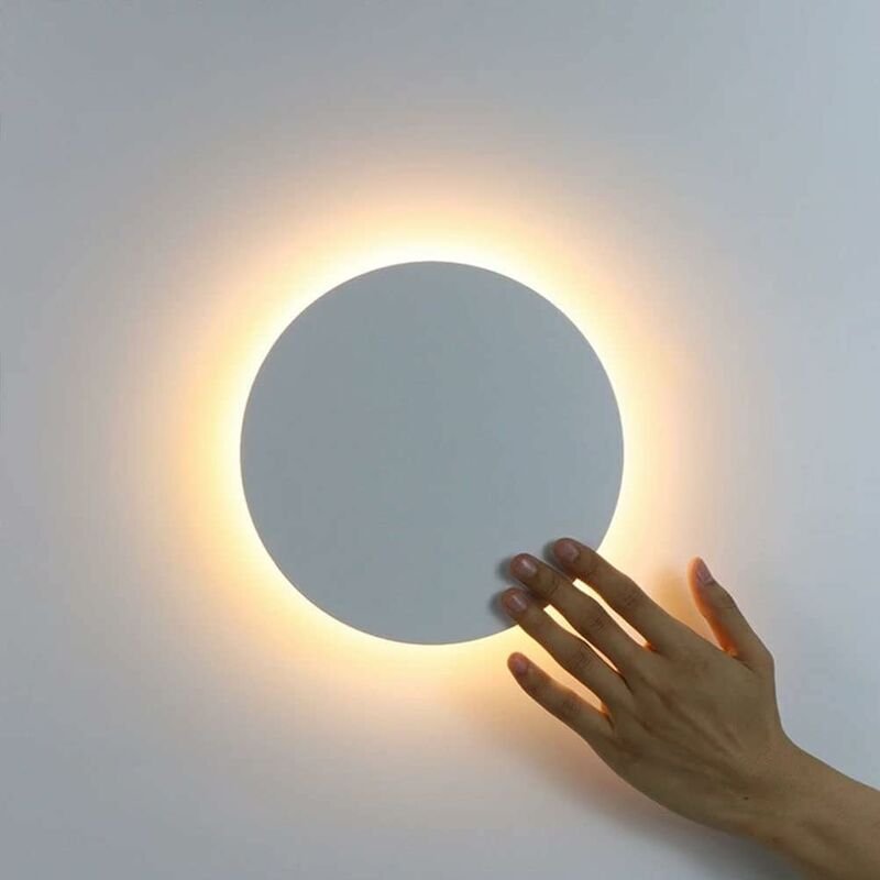 LED-Wandleuchte für den Innenbereich mit Touch-Schalter, 3 Farben, einstellbare Temperatur, moderne Wandlampe, 12 w, Sch...