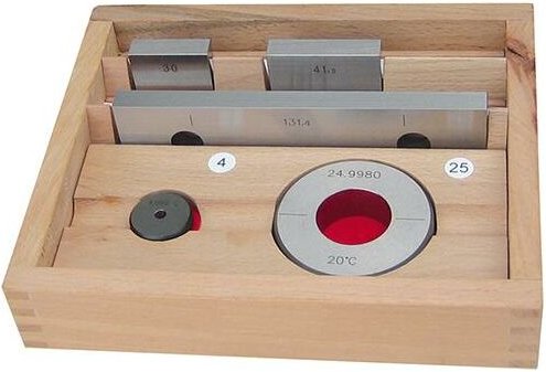 Prüfsatz für Messschieber i 5tlg. D861/I Stahl - Format