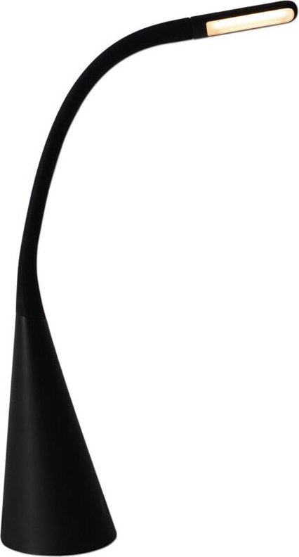 Naeve ALF Dimmbare LED-Schreibtischlampe, 65 cm, Schwarz, 3000 K, Berührungssensor mit USB