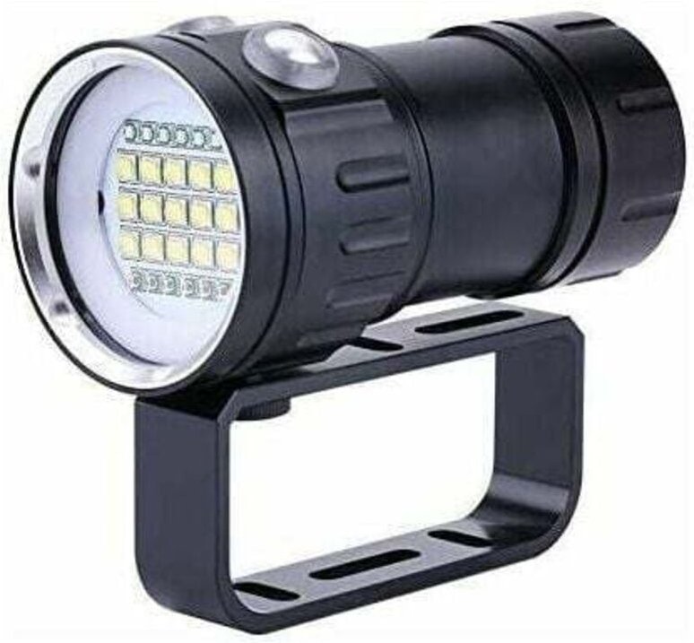 IPX8 wasserdichtes 18000LM Unterwasser-Tauchlicht, beständig bis zu 80 Meter Tiefe, ideal für Unterwasserfotografie und ...