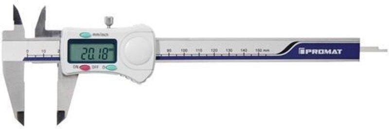 Thumbnail - Messschieber din 862 150mm dig.m.Schr.eck. Promat