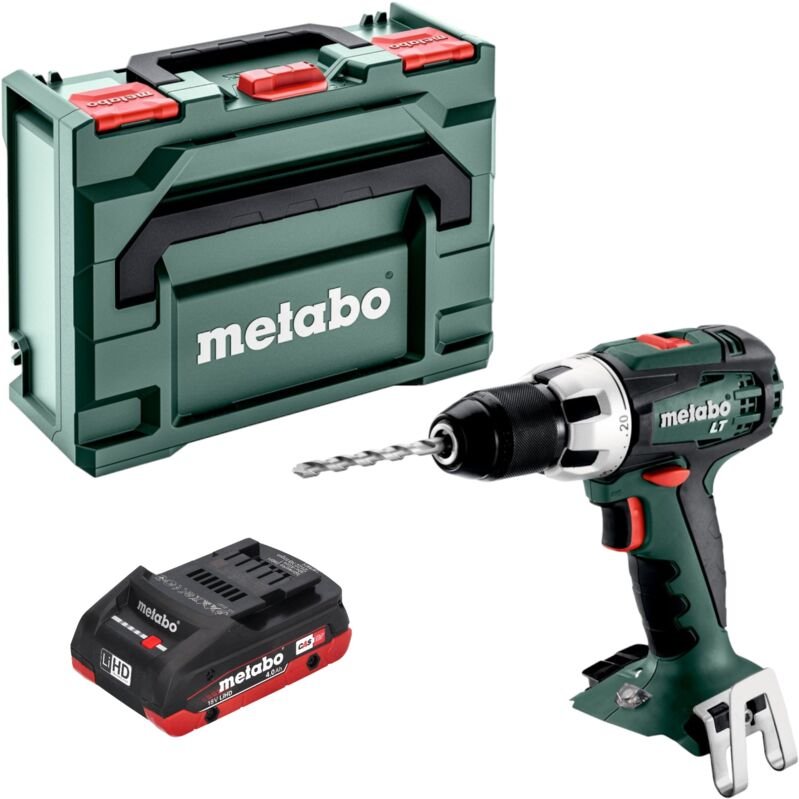 Metabo BS 18 LT Akku Bohrschrauber 18 V 60 Nm + 1x LiHD Akku 4,0 Ah + metaBOX - ohne Ladegerät