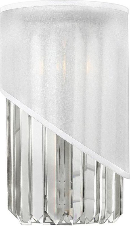 Wandlampe Leuchte Stahl Nickel Flurleuchte h 30,5 cm 1 Flammig Treppenlampe