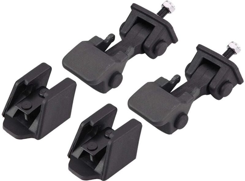 2 Paar Fronthaubenverriegelung Sicherheitsverschluss & Halterung Haubenverschluss Kompatibel mit tj 97–06