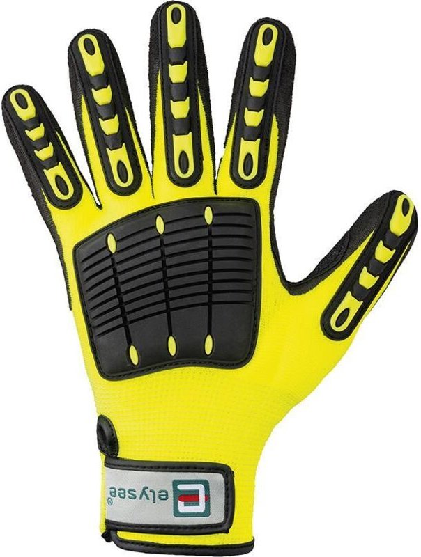 Handschuhe Resistant Gr.10 leuchtend gelb/schwarz en 388 psa ii Elysee