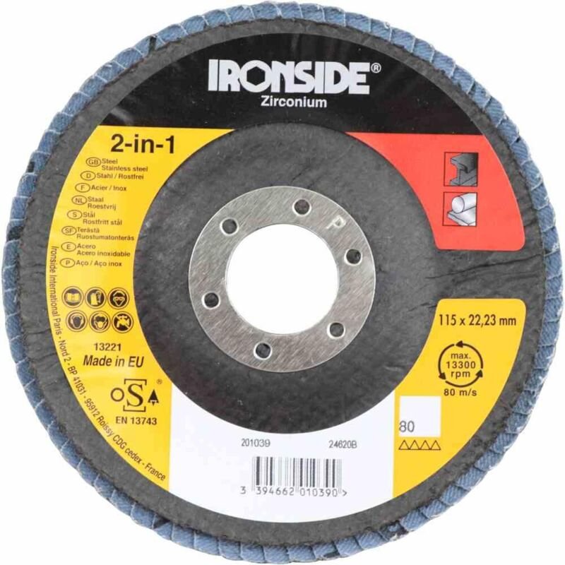 Fächerschleifscheibe Ø115 K80