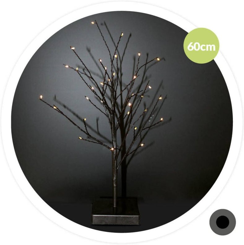 GSC - Cumia led Dekobaum 60cm 3xAA Schwarz