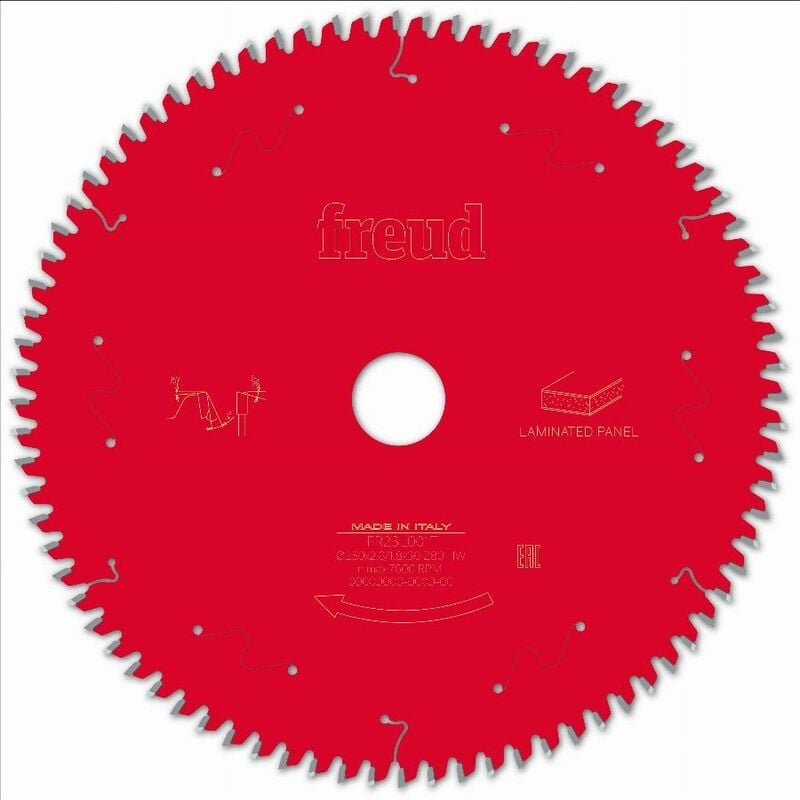 Sägeblatt für Handkreissäge Freud 250 2,8/1,8 AL30 Z80 ba -2° - F03FS09804 -FR23L001T