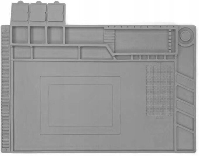 Silikongraue antistatische Matte 45x30cm