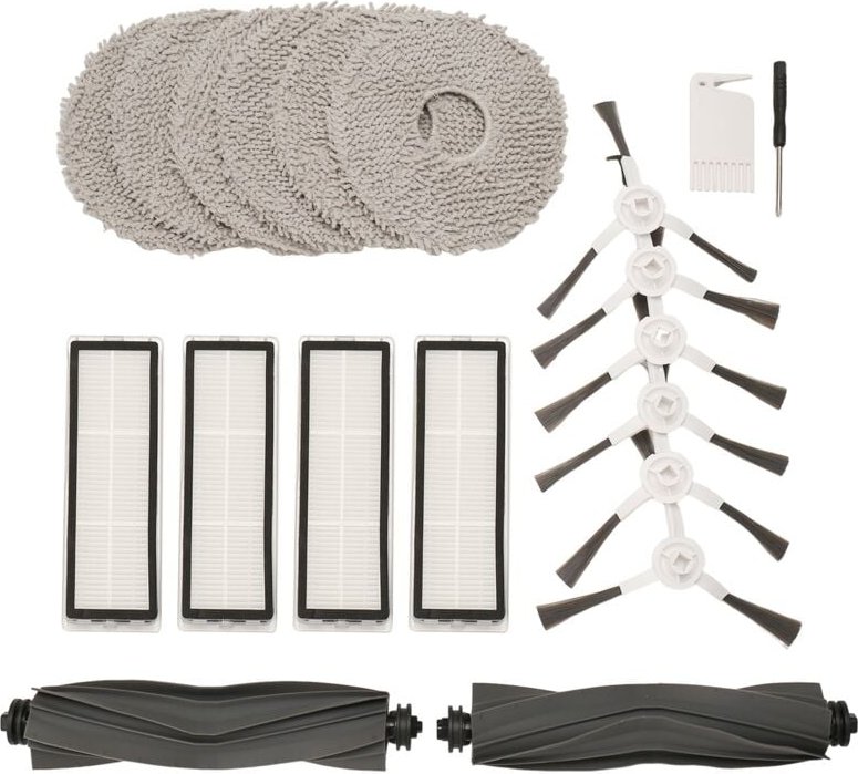 Für L10s Ultra / Pro L10 für X10 + Staubsauger Wichtigsten Seite Pinsel HEPA-Filter Mopp Tuch