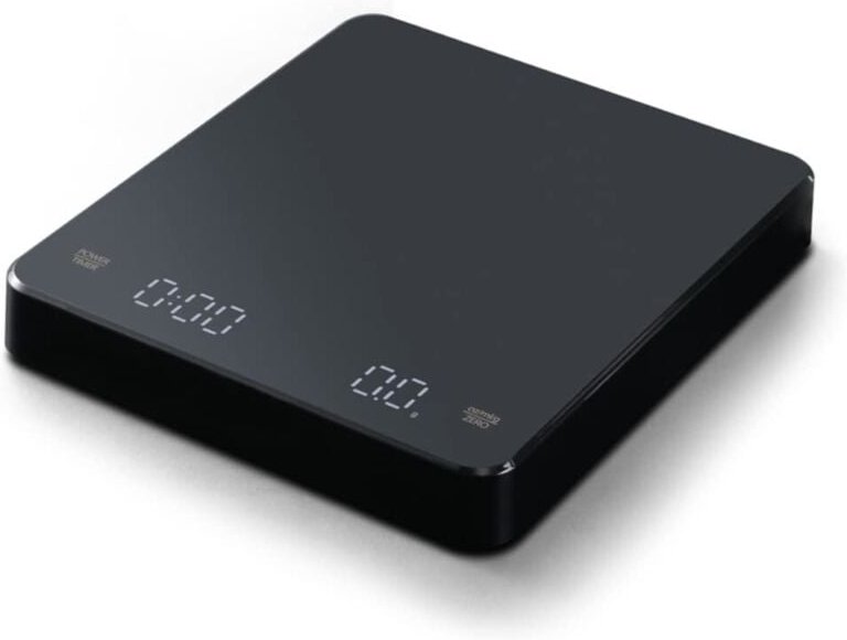 Linghhang - Neue Kaffeewaage mit unsichtbarem LED-Ladebildschirm, multifunktionale elektronische Espressowaage, elektron...