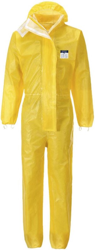 BizTex Mikropor-Overall Typ 3/4/5/6 Gelb XL