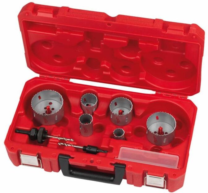 Milwaukee Bi-Metal Contractor Holesaw Set Bi-Metall Contractor Lochsägen - Sets