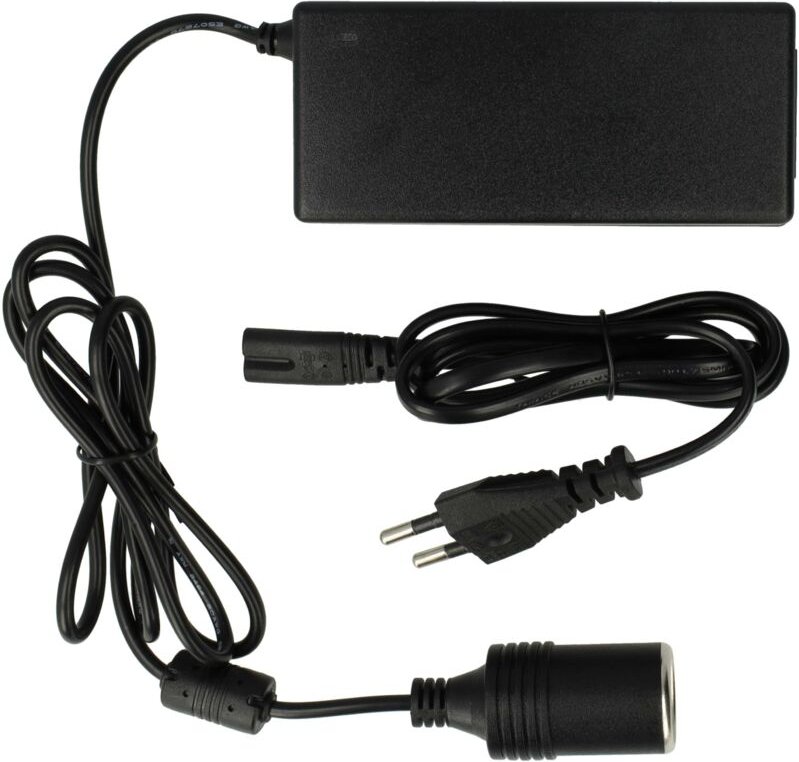 Vhbw - Netzadapter Eurostecker auf Zigarettenanzünder-Buchse kompatibel mit Dometic Waeco BordBar TB08, AS25 Kühlbox mit...
