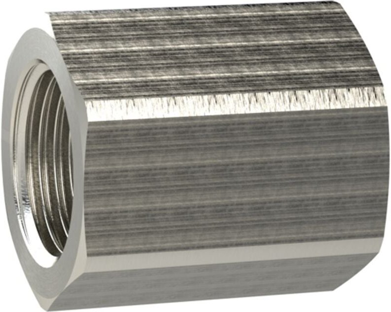 Muffe mit Außensechskant reduzierend g 1/2 i. M16x1,5 i. ms vern. - Riegler