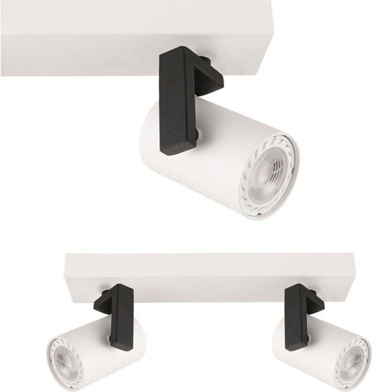 Italux - Mola Moderner 2-Licht-Doppel-Deckenstrahler, GU10