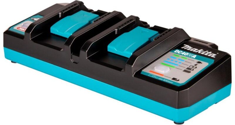 Makita - Zubehör - Ladegerät mit 2 Anschlüssen, für 40-V-Akkus 1911L9-4