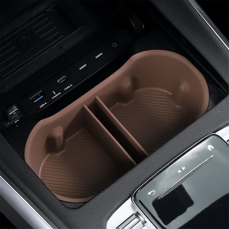 Tlily - Auto Center Console Wasserbecherhalter für Mercedes-Benz A/BGLB/EQA/EQB/GLA//CLA-Klasse 2019-2024+ Einsatz Geträ...