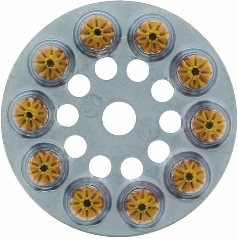 Spit - Box von 10 Scheiben mit 10 Pulverladungen 6.3/10 mittel Gelb 031700