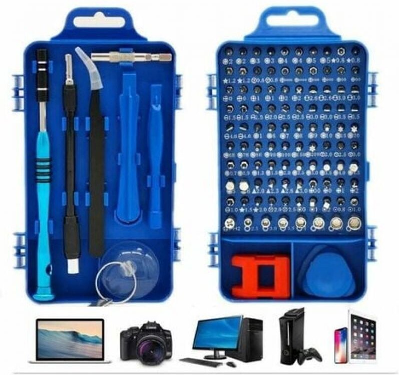 110-in-1-Präzisionsschraubendreher-Set, Mehrzweck-Magnetschraubendreher-Set für Laptop, Mac, Uhr, Spielzeug, Schmuck, Br...