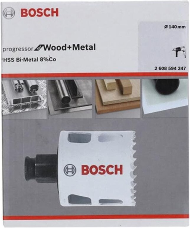 Bosch HM-Lochsäge 140 mm Progressor for Wood&Metal BIM Holz Alu Stahl 2608594247