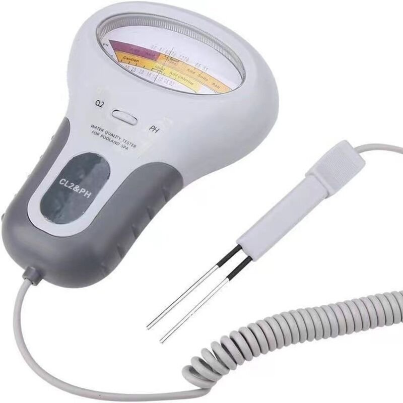 Wasseranalysator, PC-102B CL2 Chlor- und pH-Tester, Schwimmbad-Spa, Chlor- und pH-Tester, PH2-Wasserqualität mit Poolson...
