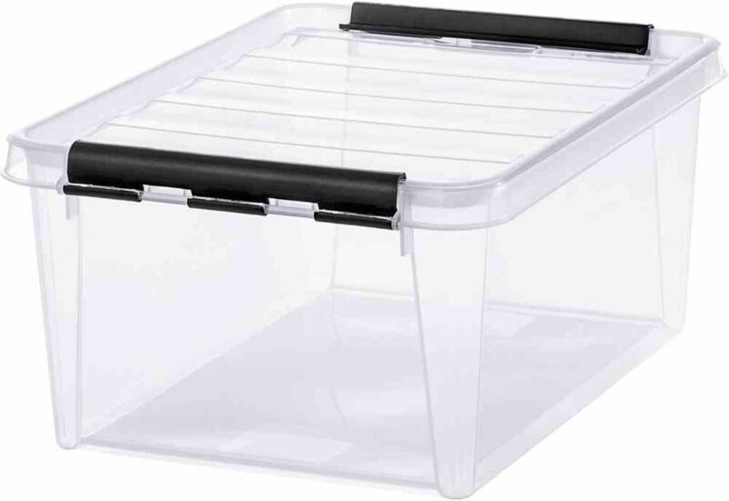 Clipbox transparent/schwarz 14 l SmartStore 'Classic 15'