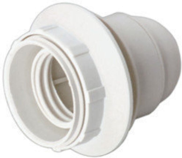 Thumbnail - Lampenfassung E27 mit Schraube und Unterlegscheibe Farbe white 4 A 250 V Elektro DH. 12.093/B 8430552085934
