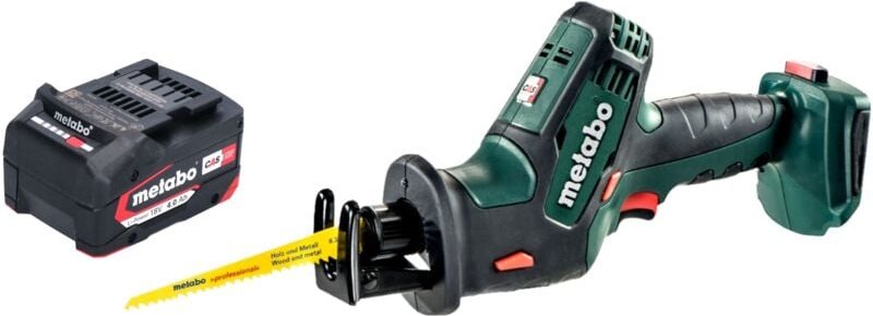 Thumbnail - Metabo - sse 18 ltx Compact Akku Reciprosäge Säbelsäge 18 v 13 mm + 1x Akku 4,0 Ah - ohne Ladegerät