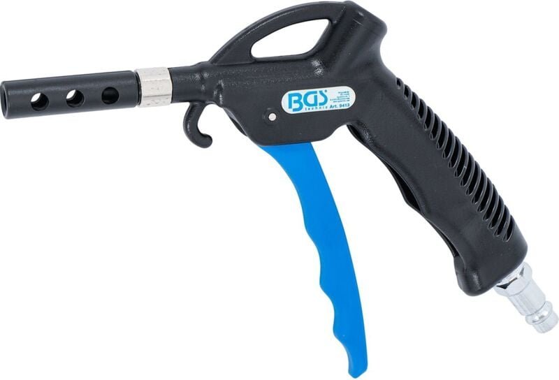 BGS Druckluft-Ausblaspistole mit 3 Aufsätzen - 9413