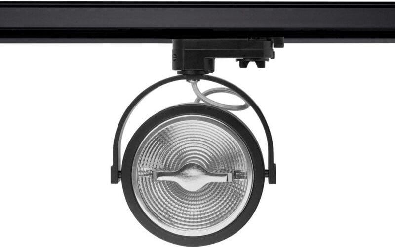 Efectoled - 3-Phasenstromschiene LED-Strahler cree AR111 15W Dimmbar Schwarz 4000K Neutralweiß