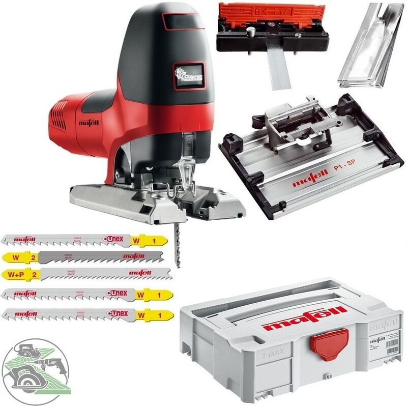 Mafell - Präzisionsstichsäge Stichsäge P1 cc Schwenkplatte + max Systainer 917103