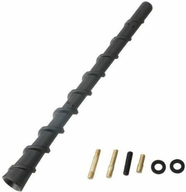 Autodachantenne Universal-Radioantenne Ersatz 18 cm Empfangsantenne Peitschenmast mit M4, M5, M6 Adapter für lkw fm am S...