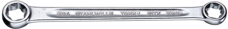 Stahlwille Doppelringschlüssel Innen-TORX E6 x E8 L.115,5mm