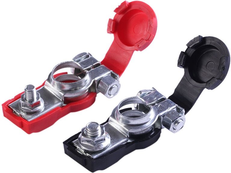 Thumbnail - Universeller Autobatterie-Anschlussstecker, Rot - Dolaso