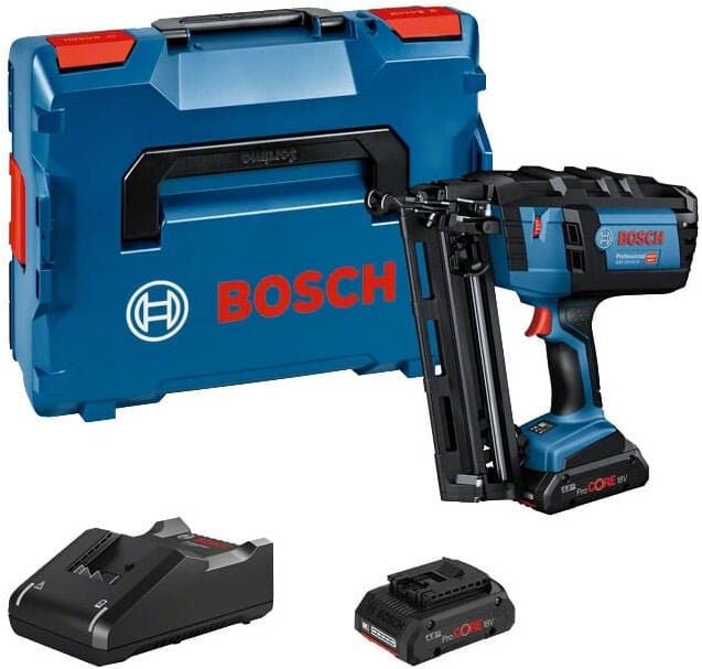 Thumbnail - Bosch Professional - 18V 16 Ga (2x4.0Ah) gnh 18V-64 m Finishing Nagler im Koffer - bosch 0601481003