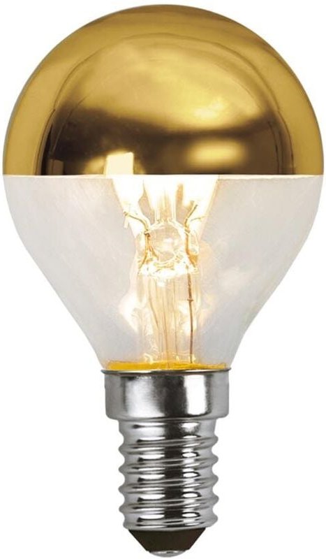 Star Trading - LED-Leuchtmittel ,Top Coated', E14, 3,5W, 250lm, dimmbar, gold, blendfrei, warmweiß