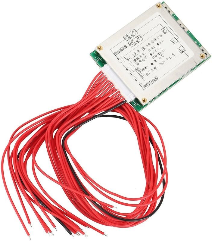 Thumbnail - 13s 35a 48V -Ionen-Lithium-Pack bms PCB-Schutzplatine PCM-Balance integrierte Schaltkreisplatine für